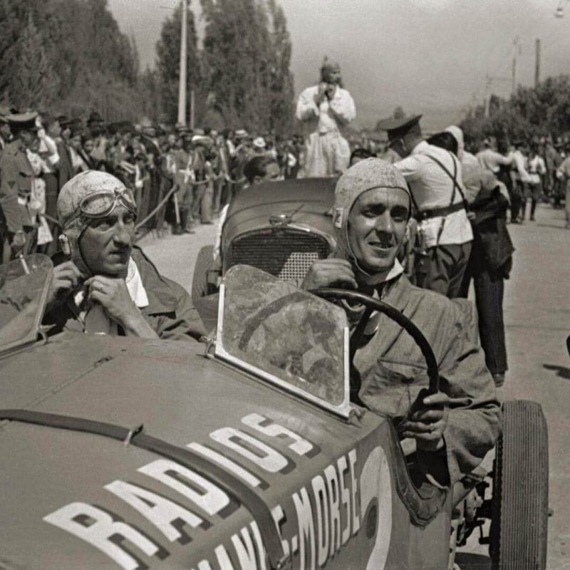 Circuito de carreras de auto en Apoquindo, 1937, Museo Histórico Nacional. Libro ProCultura